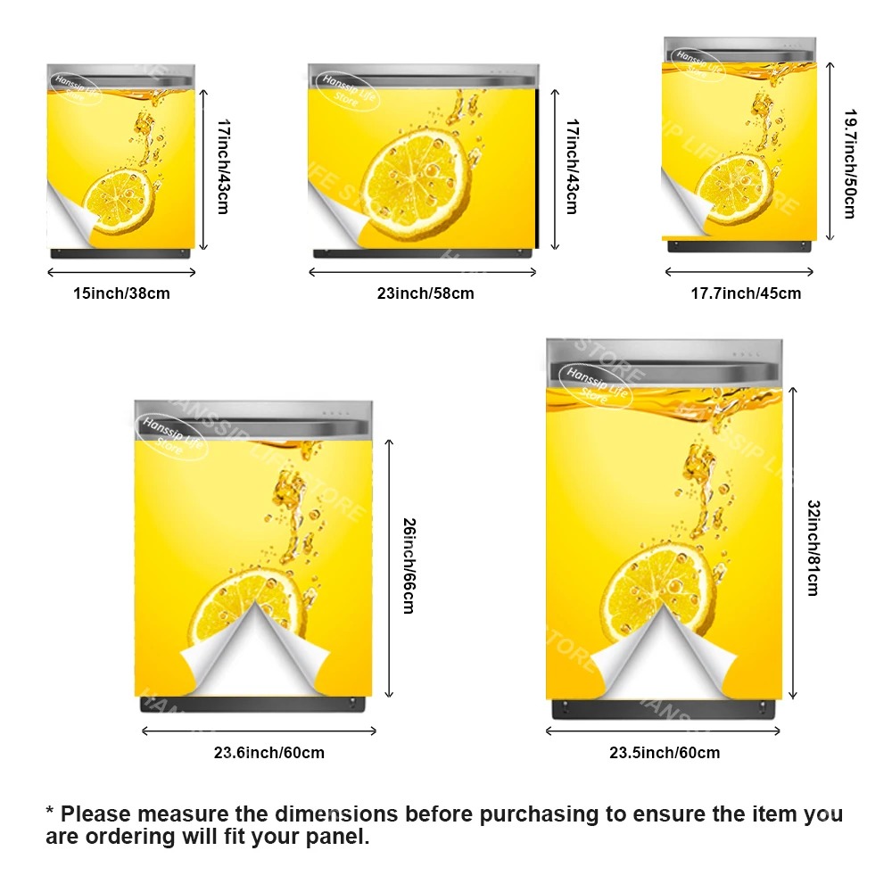 White Lotus Dishwasher Sticker - Kitchen Appliances Design review and price