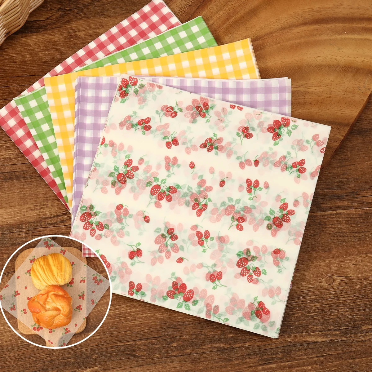50Pcs Oilproof Wrapping Paper  - Kitchen Appliances Gift review and price