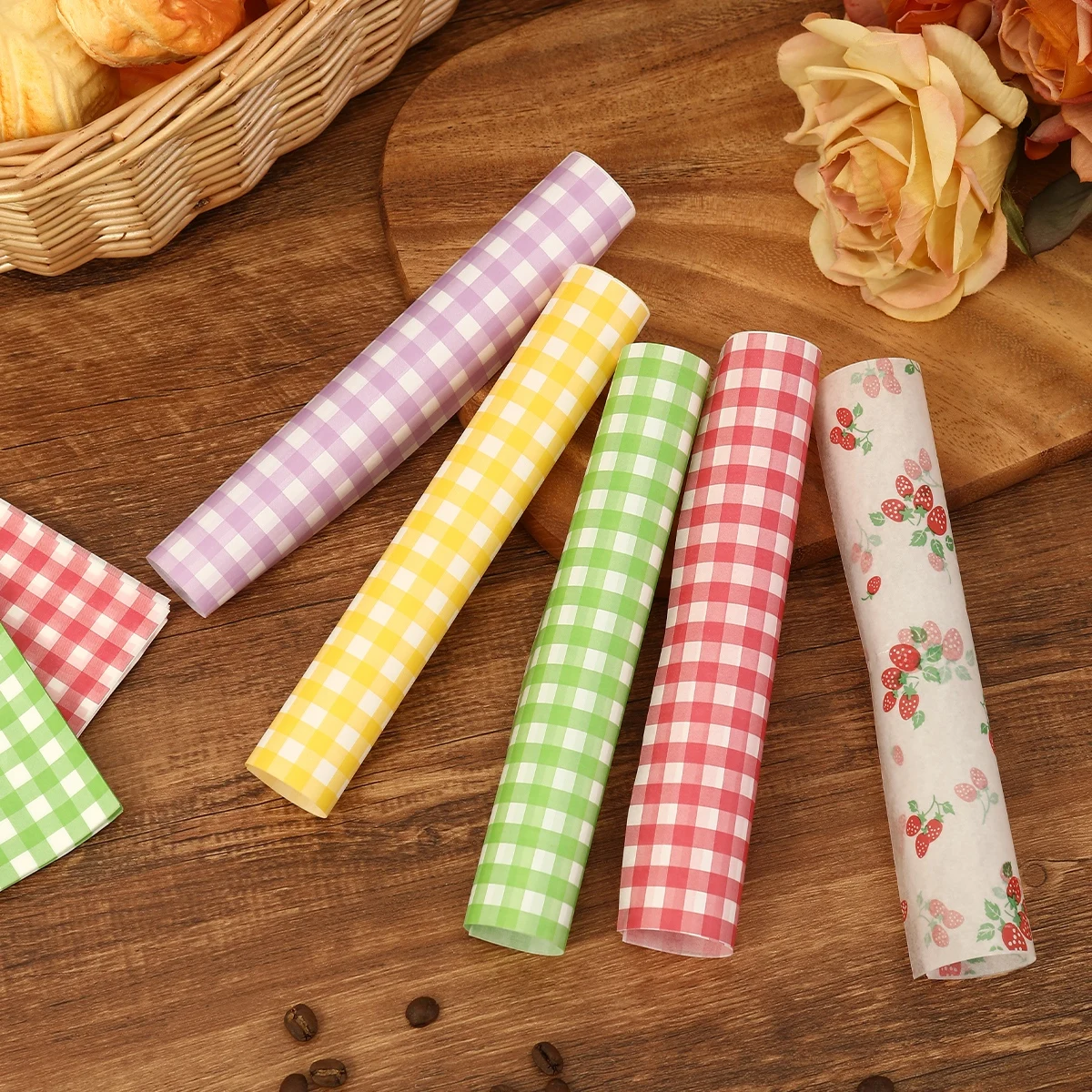 50Pcs Oilproof Wrapping Paper  - Kitchen Appliances Gift review and price