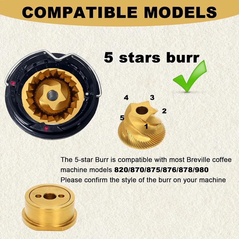 Conical Grinder Burr Replaceme - Breville Espresso Bes870 review and price